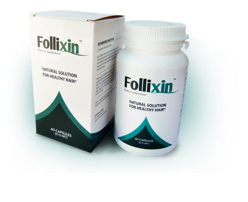Hajnövesztő termék csomagolása - Follixin